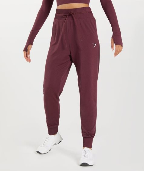 Women's Gymshark Vital Seamless 2.0 Jogger Burgundy | NZ 9ZBDAE